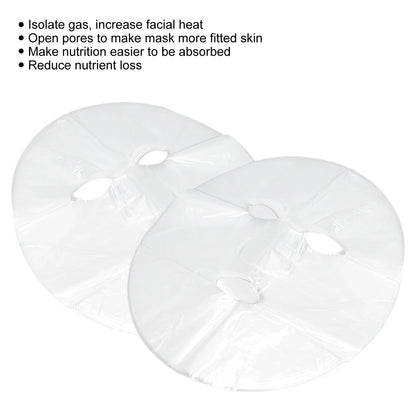 100pcs Facial Mask DIY Preservative Film Disposable Prevent Evaporation Moisture Retention Face Mask Wrapped Paper
